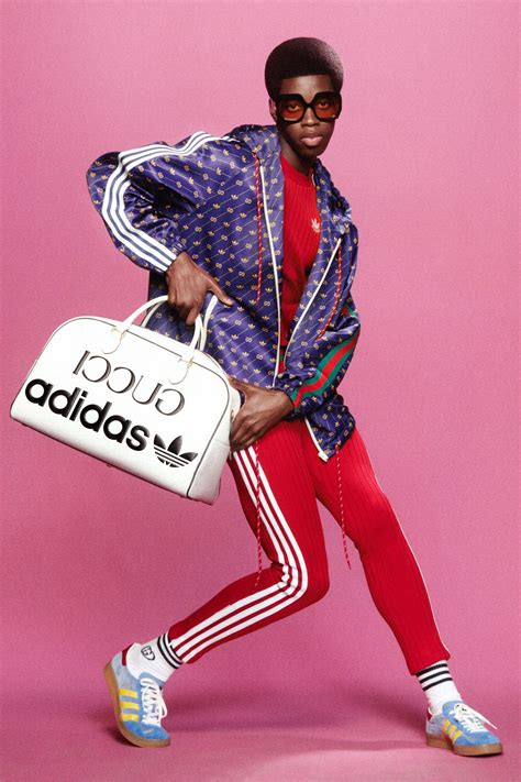 adidas collaboration with gucci|gucci adidas collab tracksuit.